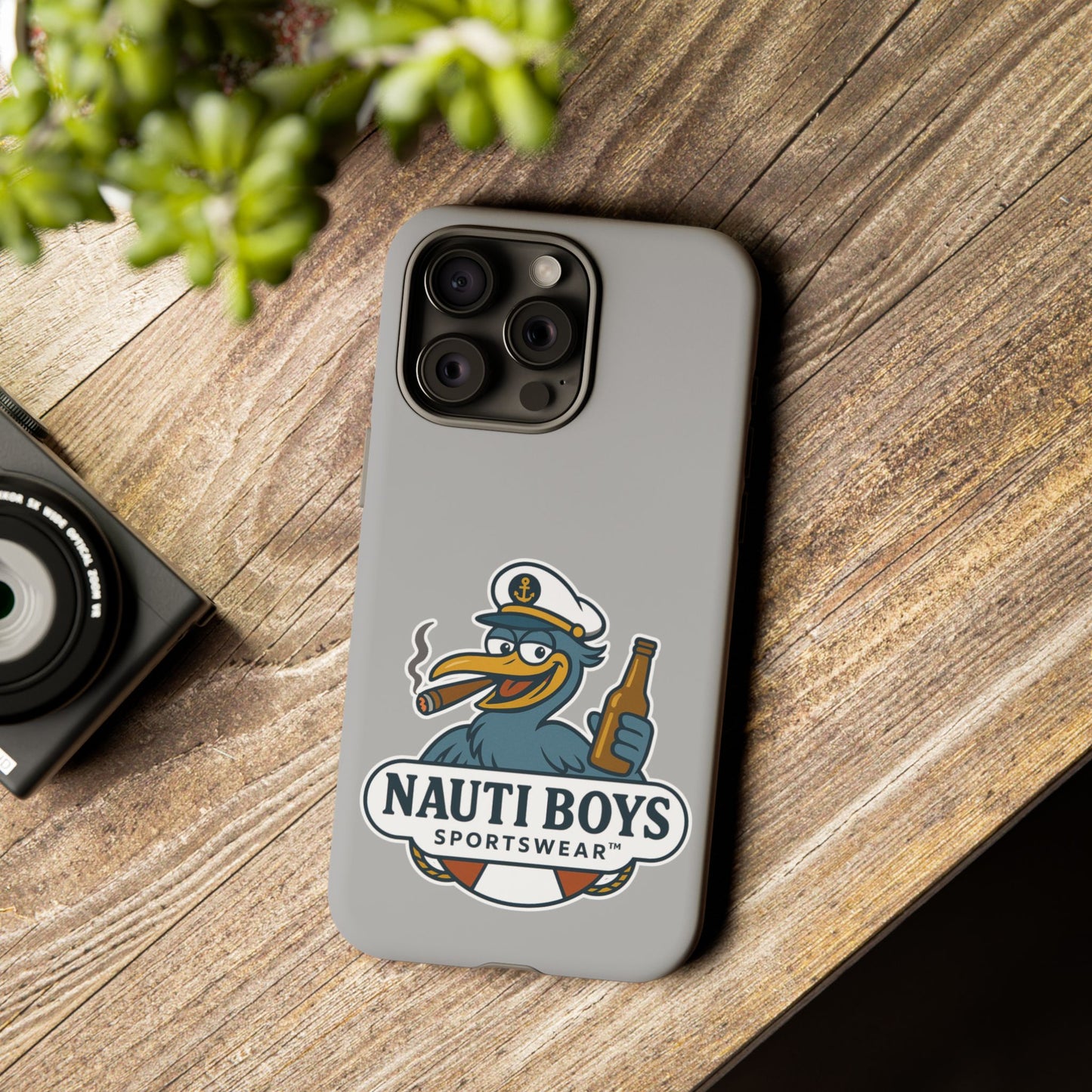 Nauti Boys 'Buzz the Heron' iPhone Case
