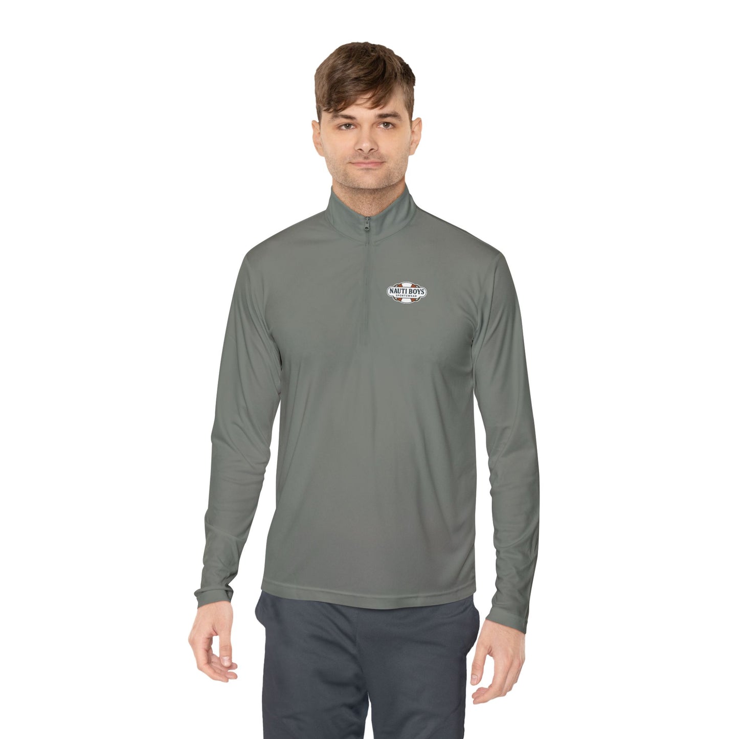 Unisex Nauti Boys Logo Quarter-Zip Pullover