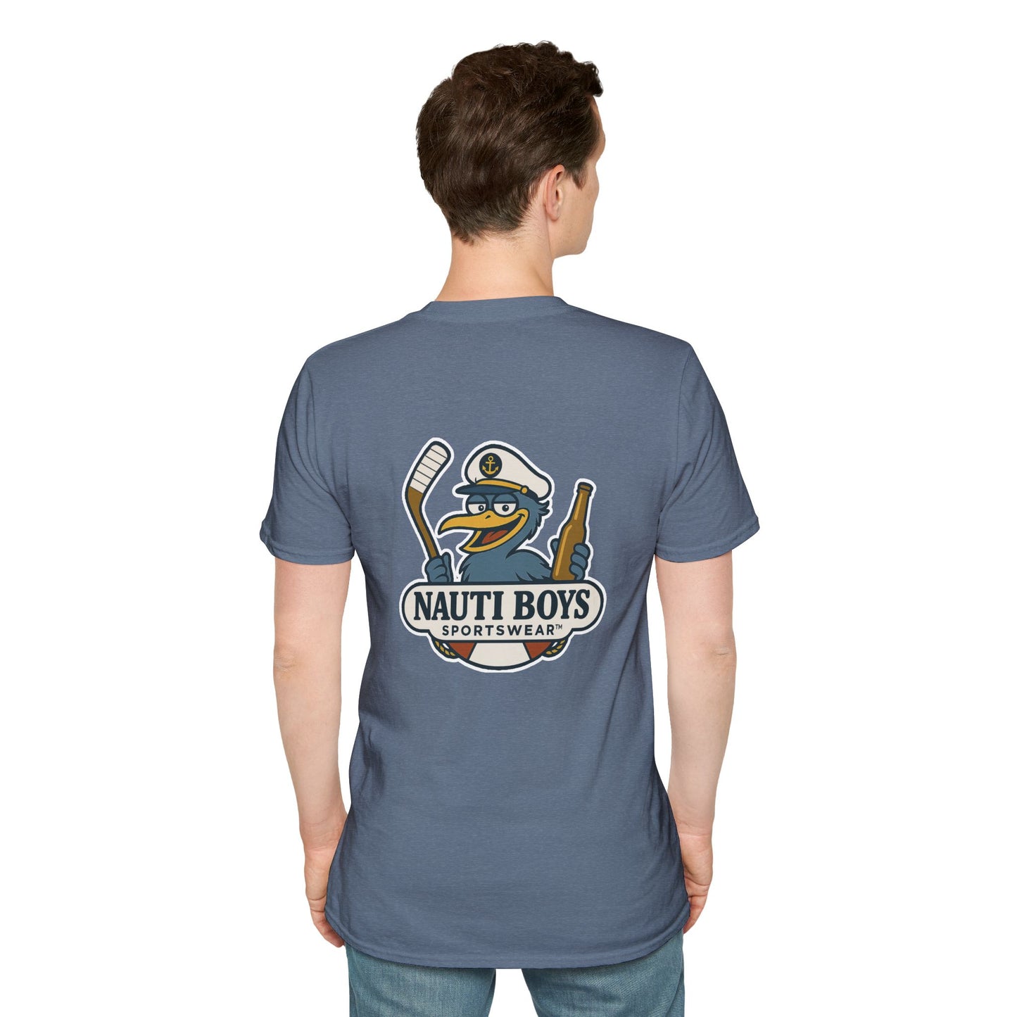 Unisex 'Beer League' Hockey Softstyle T-Shirt