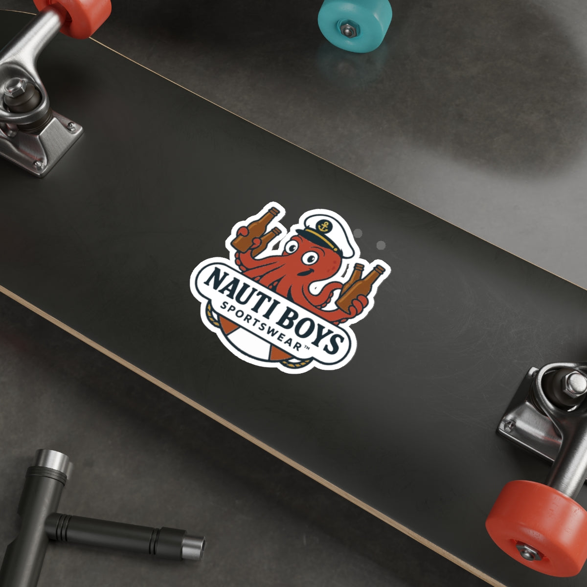 Nauti Boys 'Loco Ocho' Die-Cut Sticker