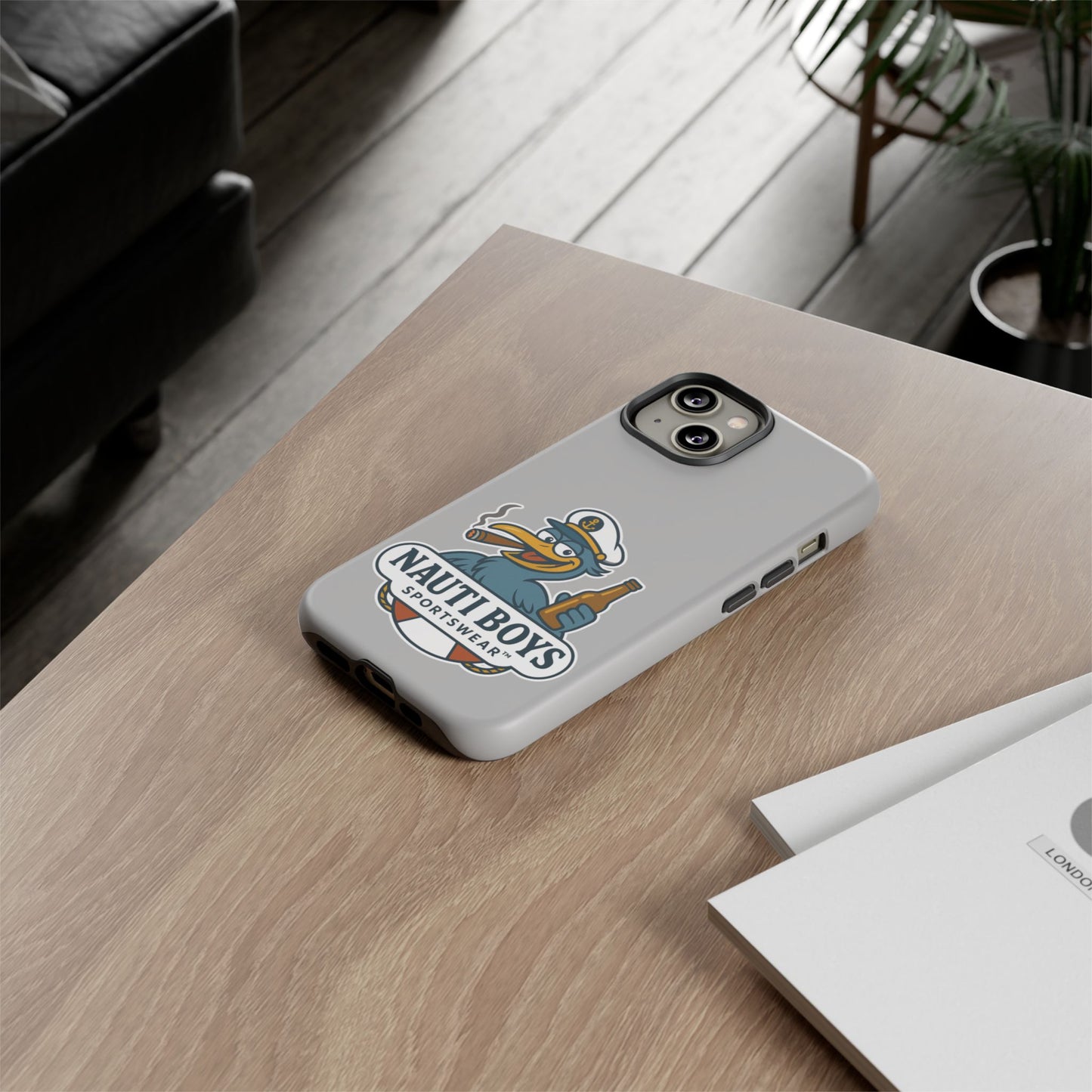 Nauti Boys 'Buzz the Heron' iPhone Case