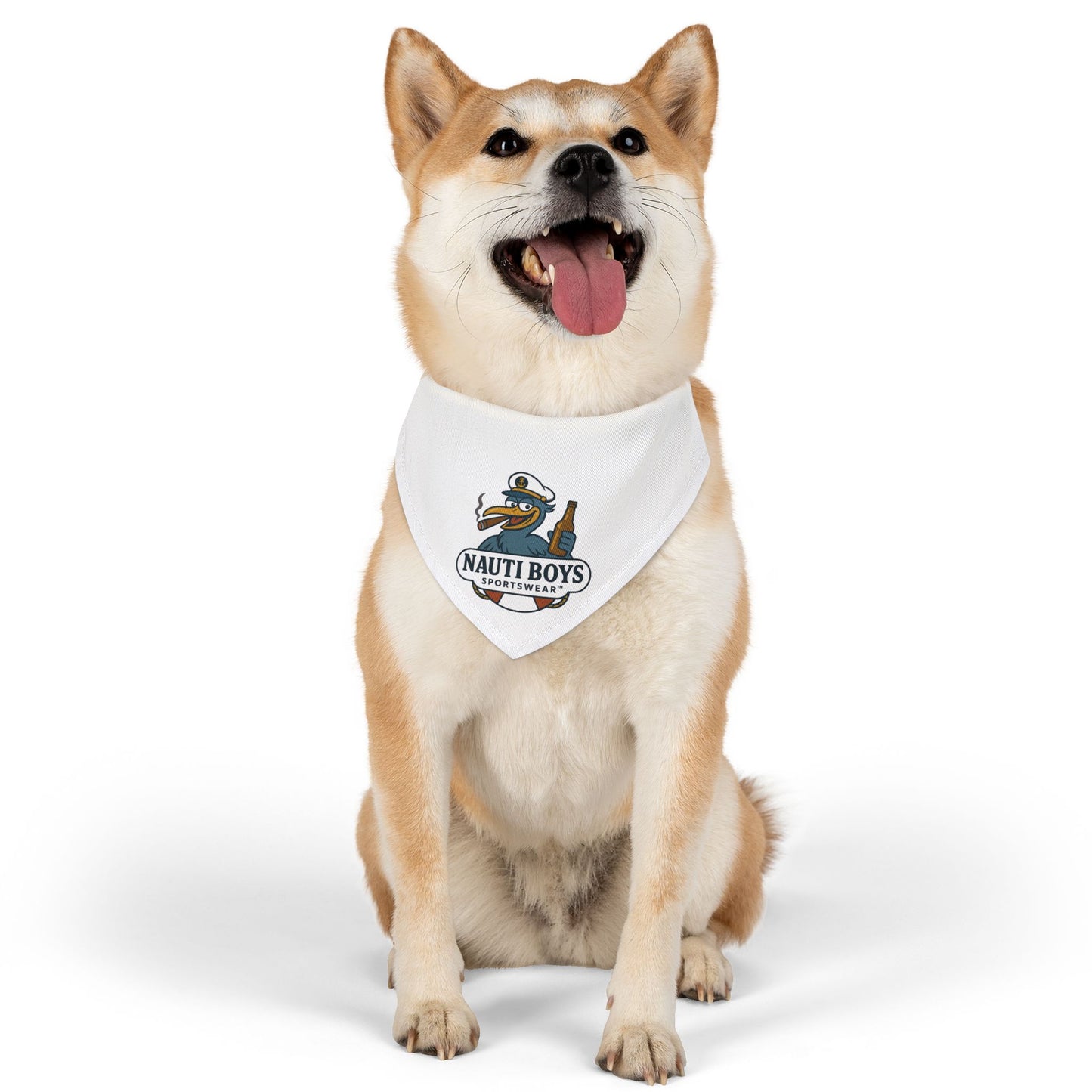 Nauti Boys 'Buzz the Heron' Adjustable Pet Bandana
