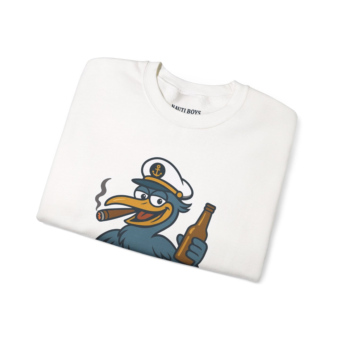 Unisex Nauti Boys 'Buzz the Heron' Crewneck Sweatshirt