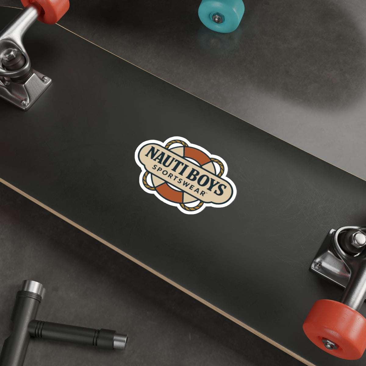 Nauti Boys Vintage Logo Die-Cut Sticker