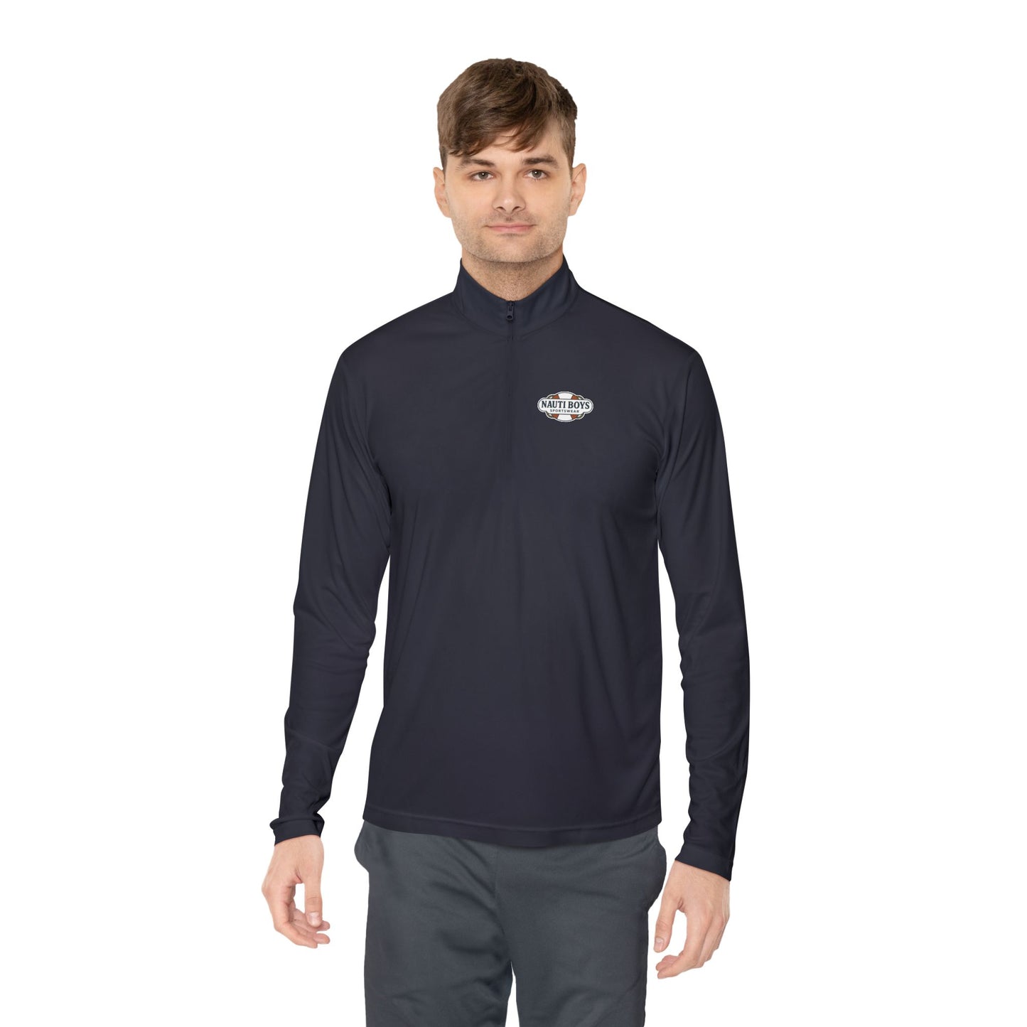 Unisex Nauti Boys Logo Quarter-Zip Pullover