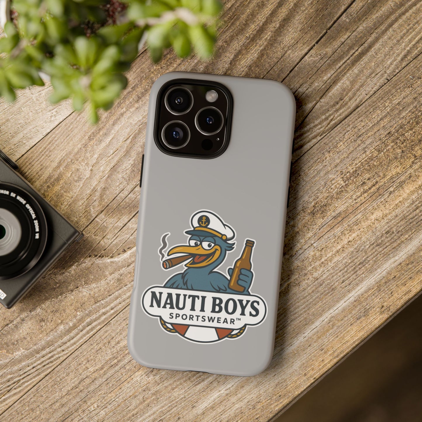 Nauti Boys 'Buzz the Heron' iPhone Case