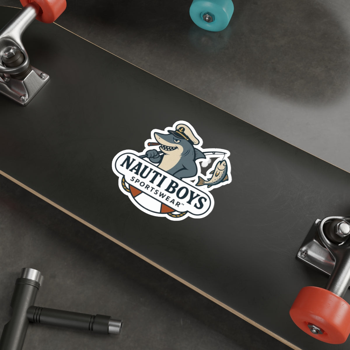 Nauti Boys 'Boozey Bruce' Die-Cut Sticker