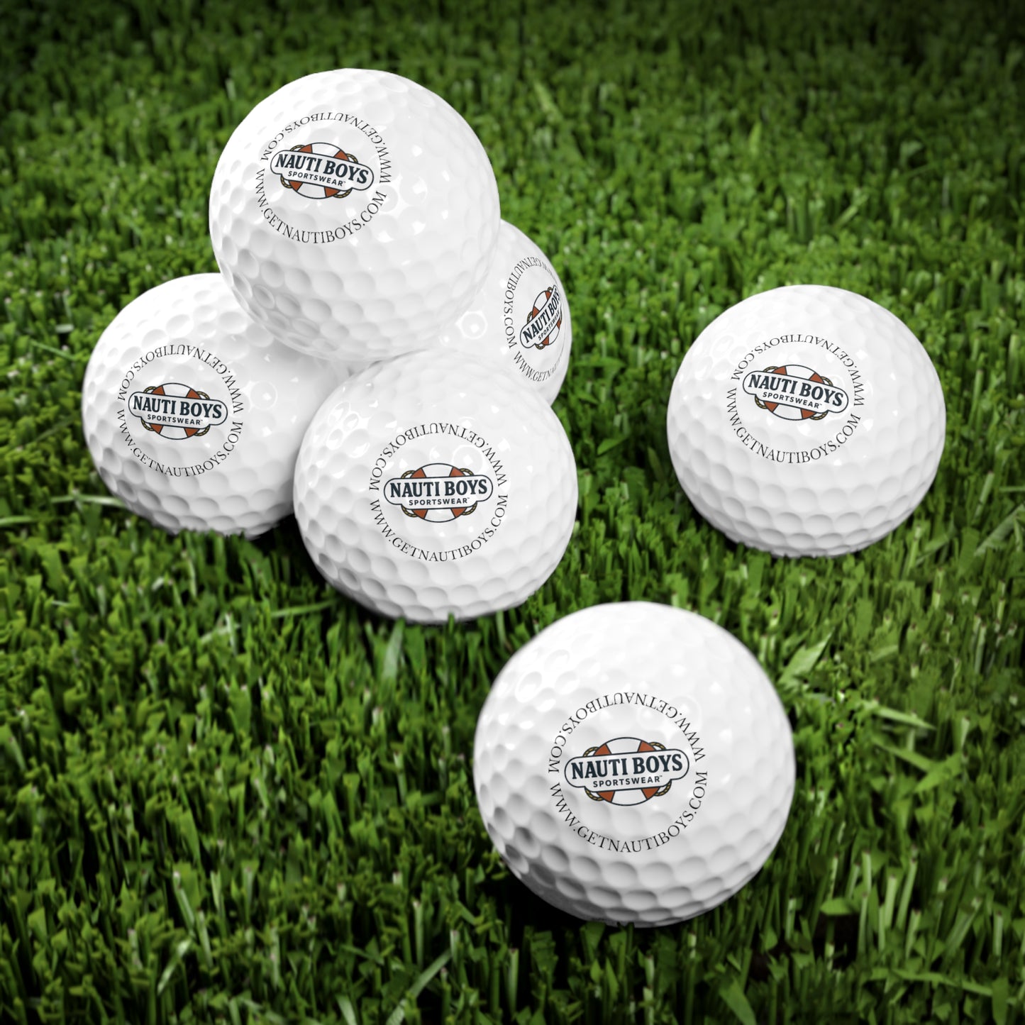 Nauti Boys Logo Golf Ball Set