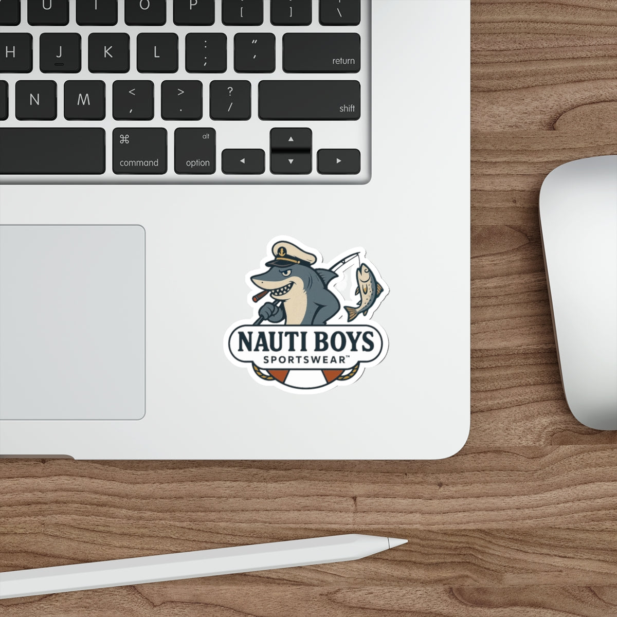 Nauti Boys 'Boozey Bruce' Die-Cut Sticker