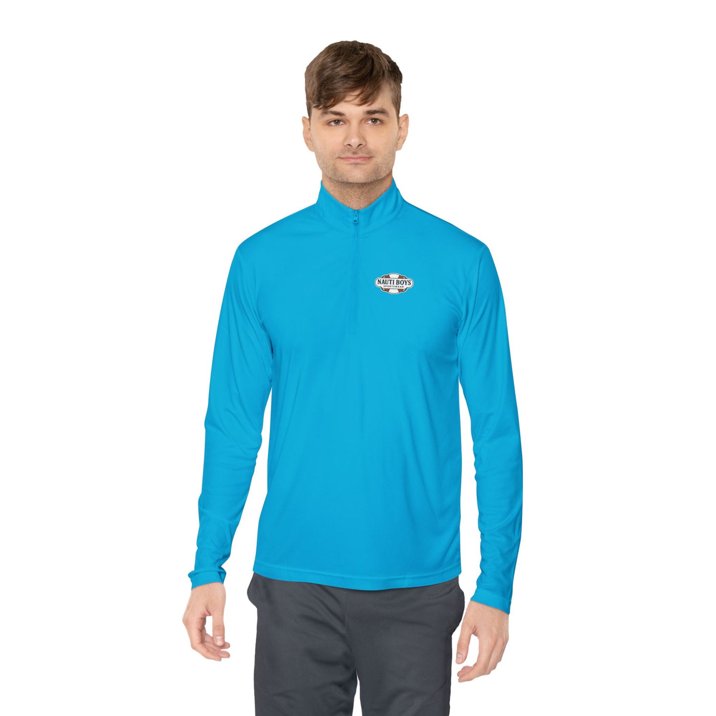 Unisex Nauti Boys Logo Quarter-Zip Pullover