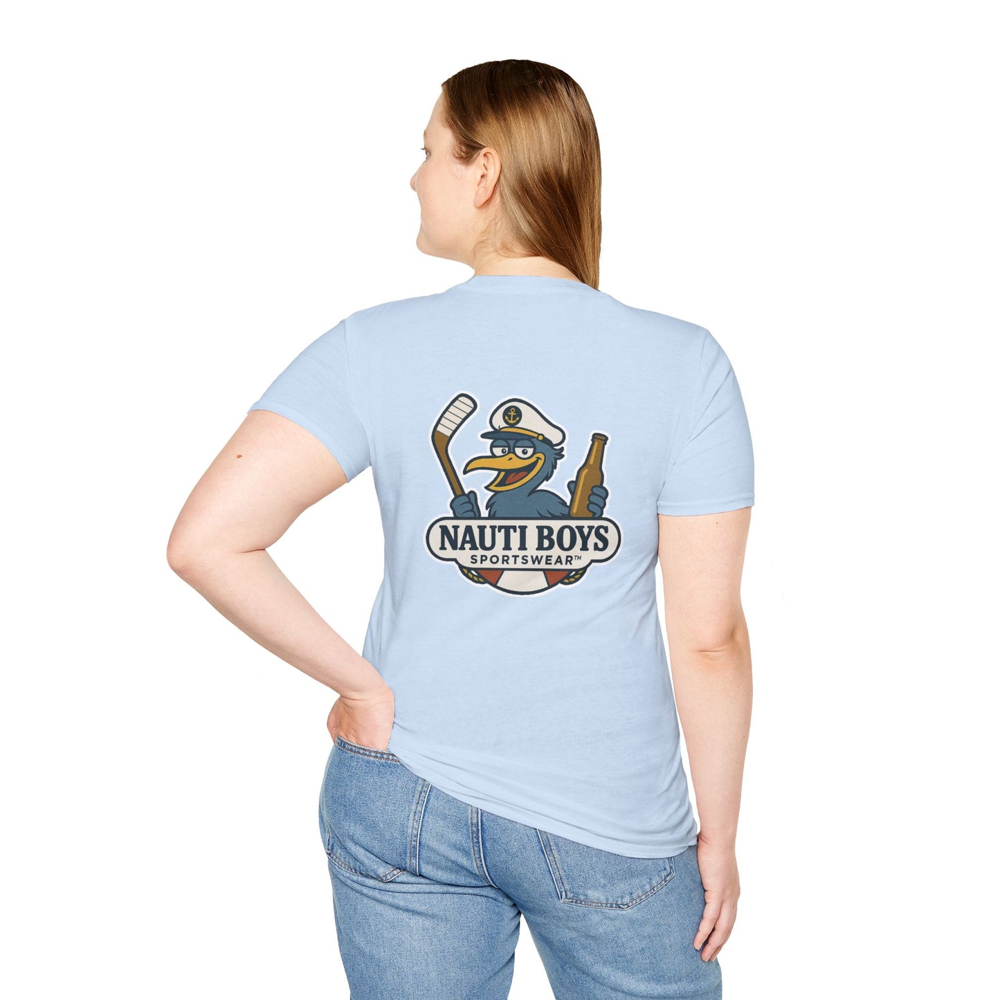 Unisex 'Beer League' Hockey Softstyle T-Shirt