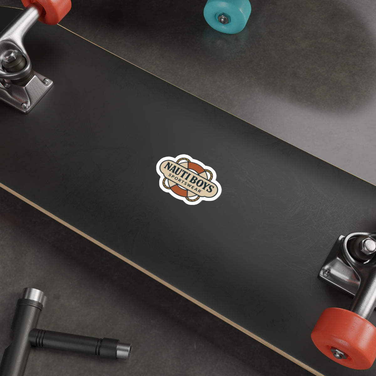 Nauti Boys Vintage Logo Die-Cut Sticker