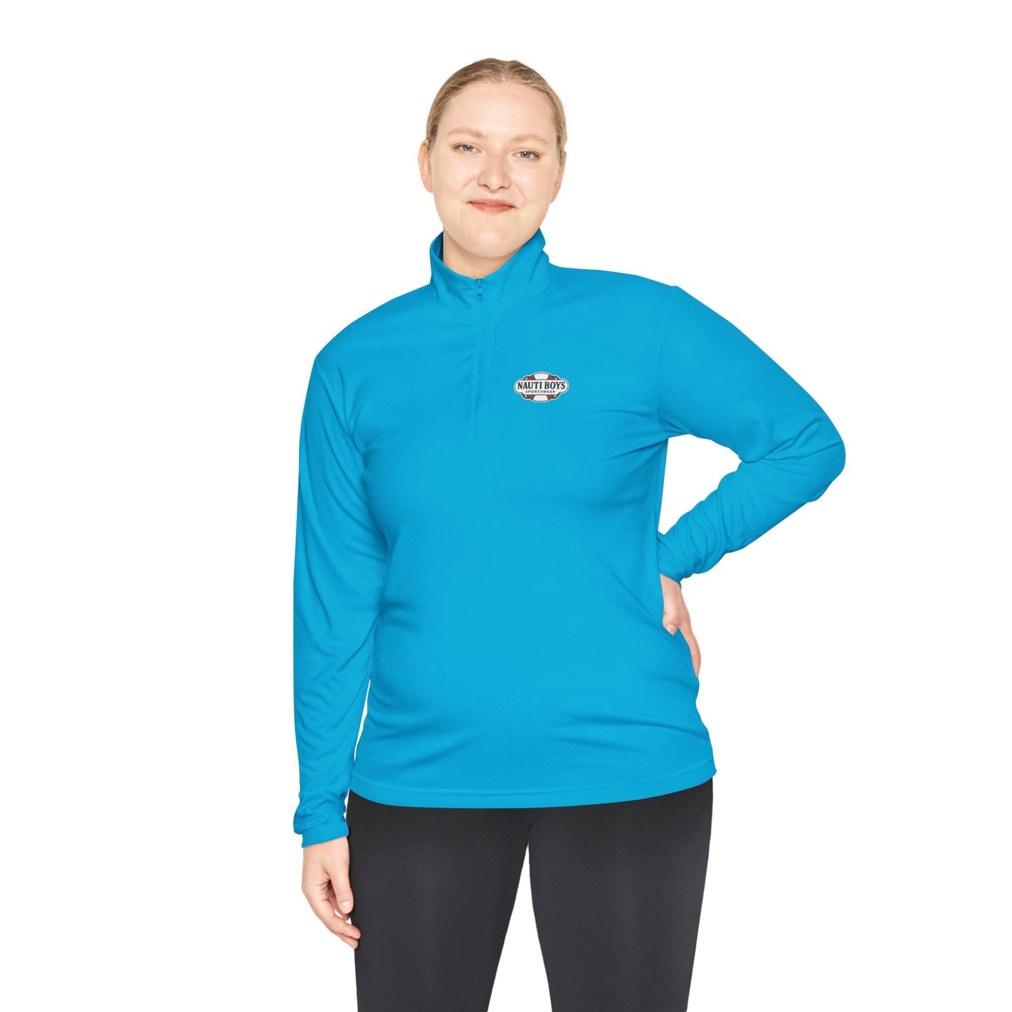 Unisex Nauti Boys Logo Quarter-Zip Pullover