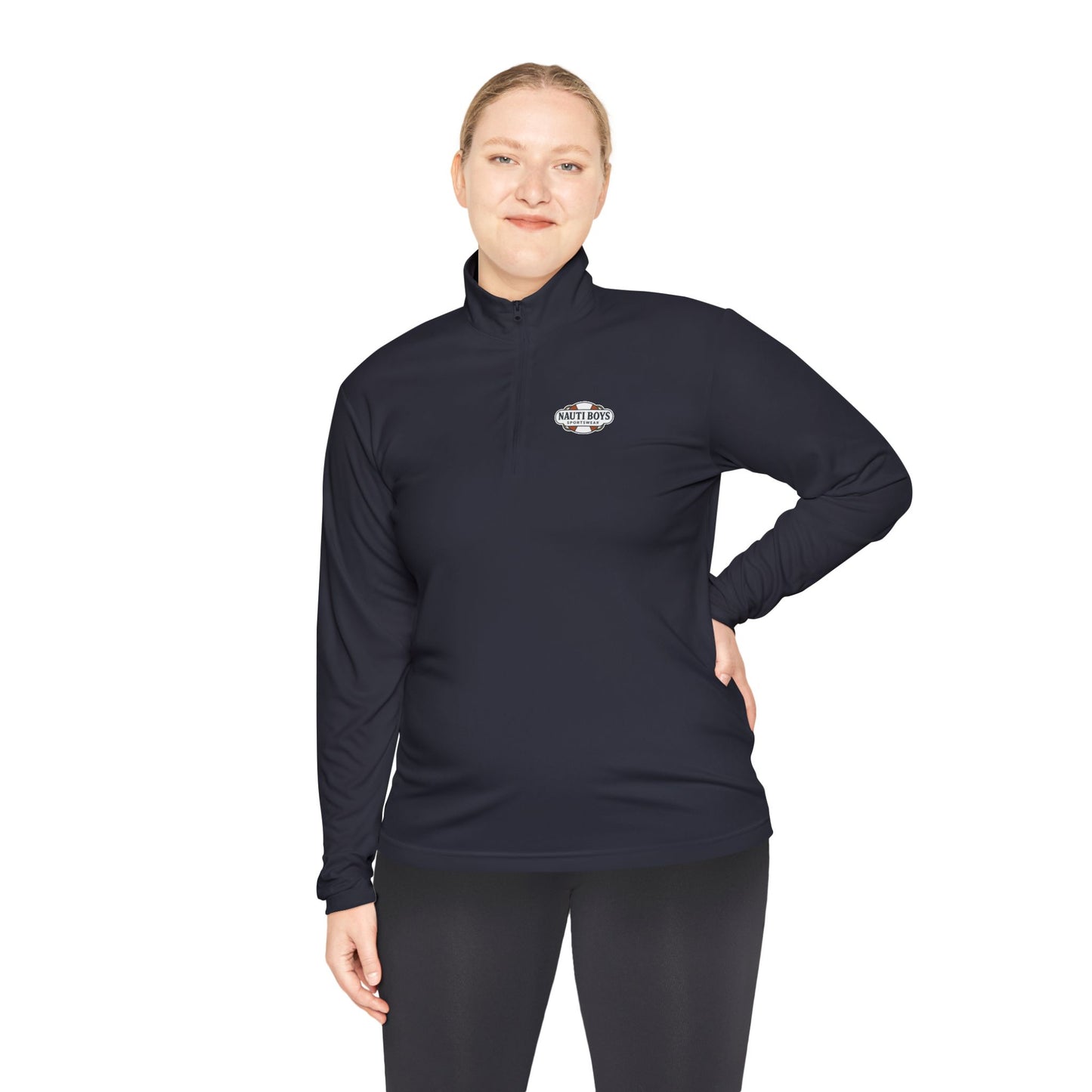 Unisex Nauti Boys Logo Quarter-Zip Pullover