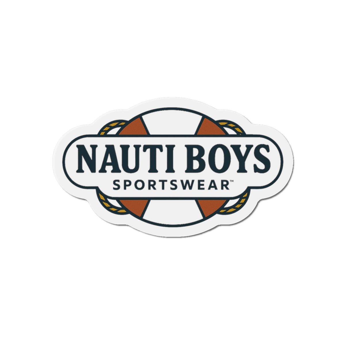 Nauti Boys Logo Die-Cut Magnet