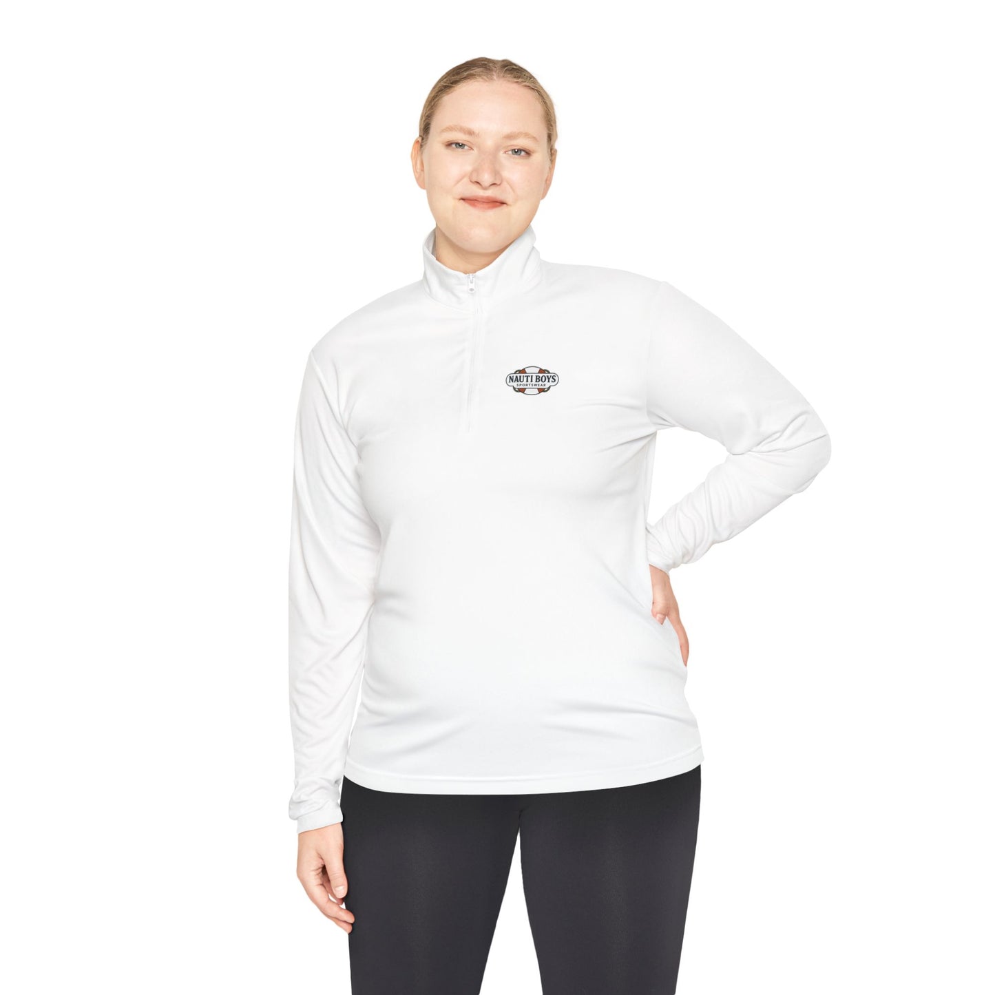 Unisex Nauti Boys Logo Quarter-Zip Pullover