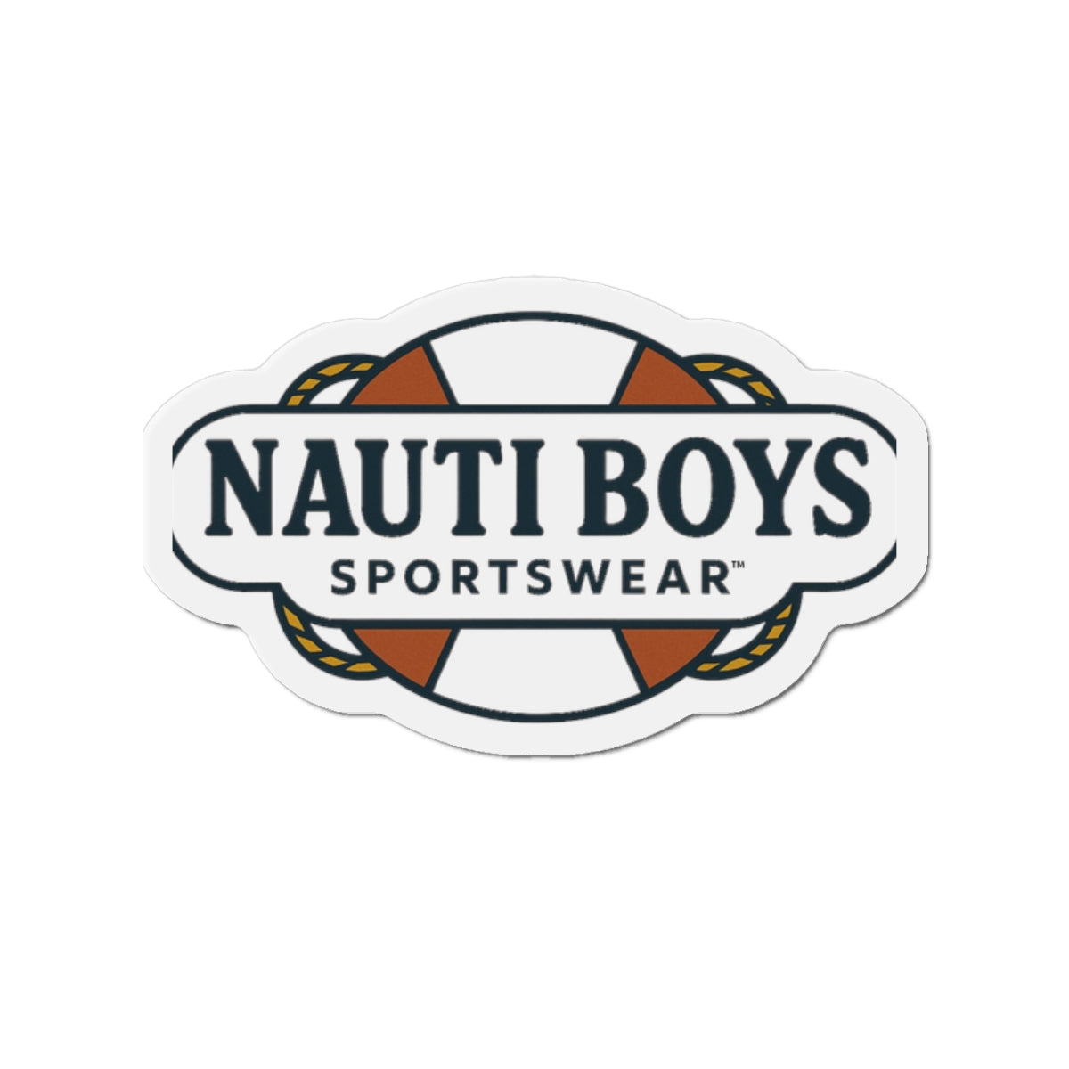 Nauti Boys Logo Die-Cut Magnet