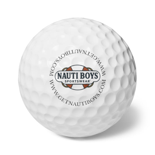 Nauti Boys Logo Golf Ball Set