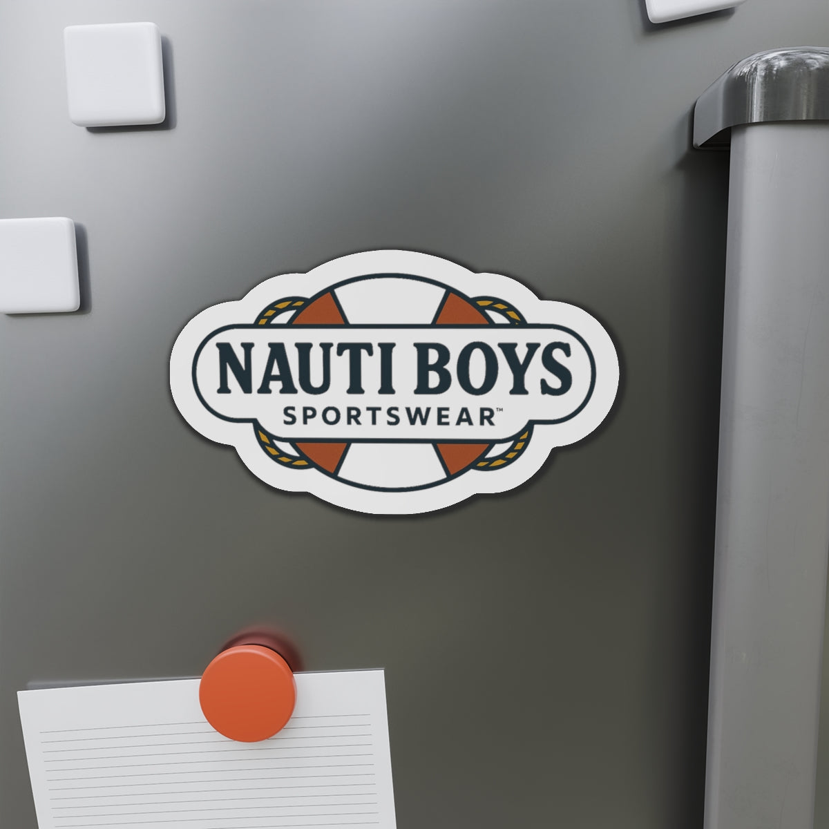 Nauti Boys Logo Die-Cut Magnet