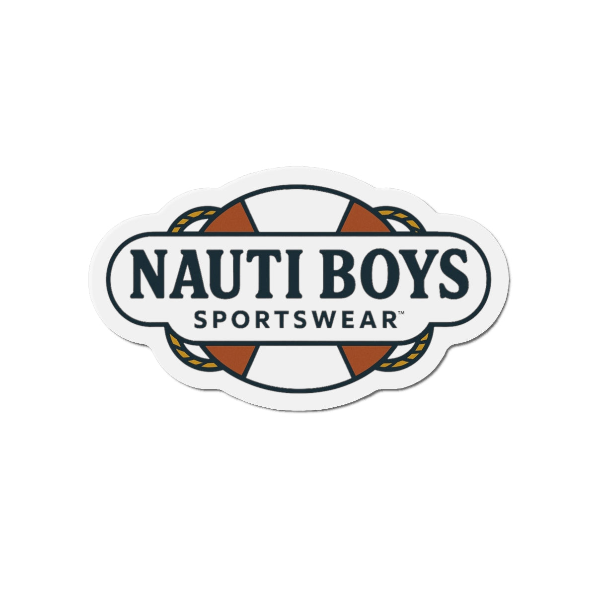 Nauti Boys Logo Die-Cut Magnet