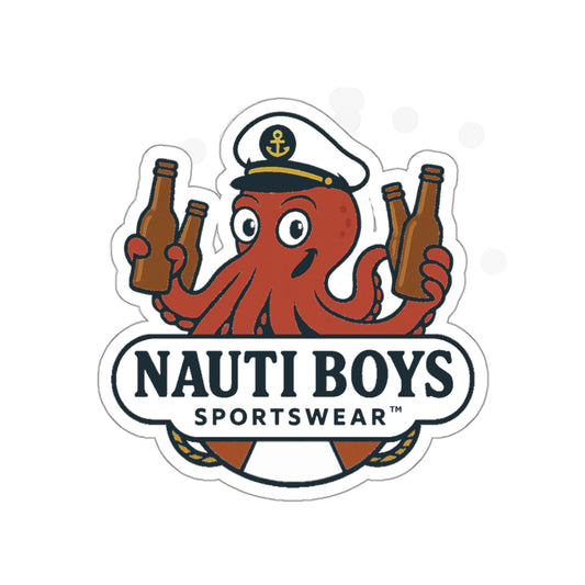 Nauti Boys 'Loco Ocho' Die-Cut Sticker