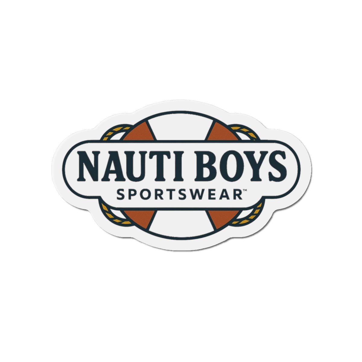 Nauti Boys Logo Die-Cut Magnet