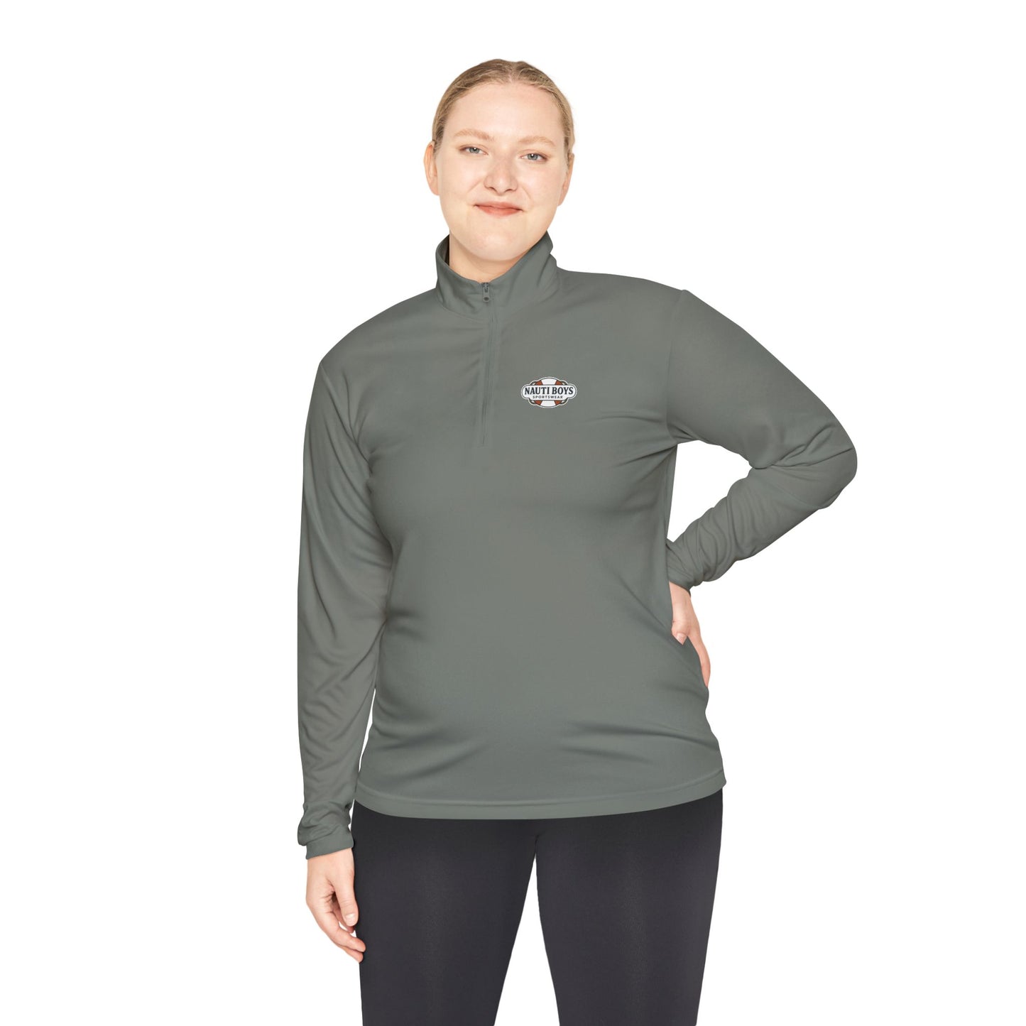 Unisex Nauti Boys Logo Quarter-Zip Pullover