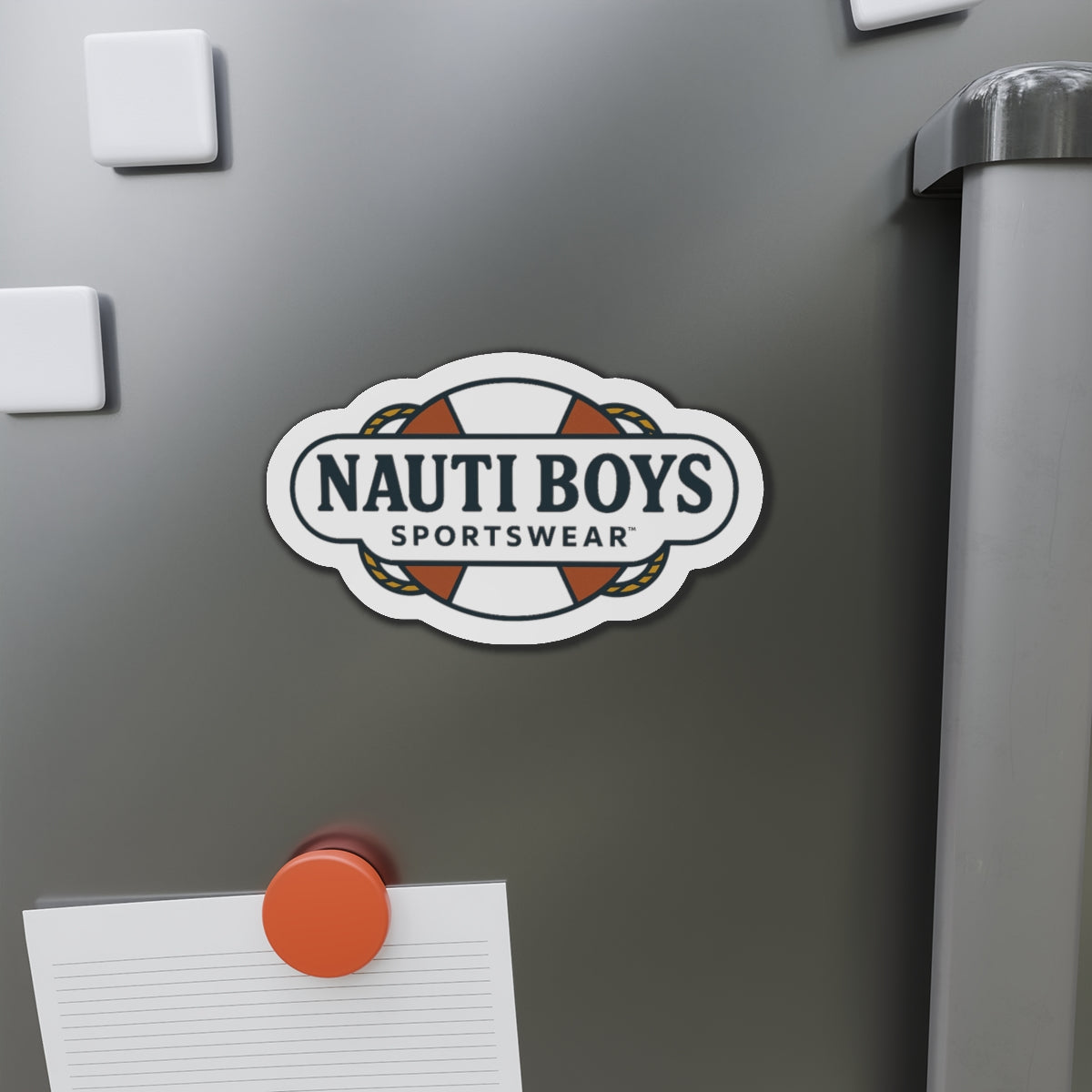 Nauti Boys Logo Die-Cut Magnet
