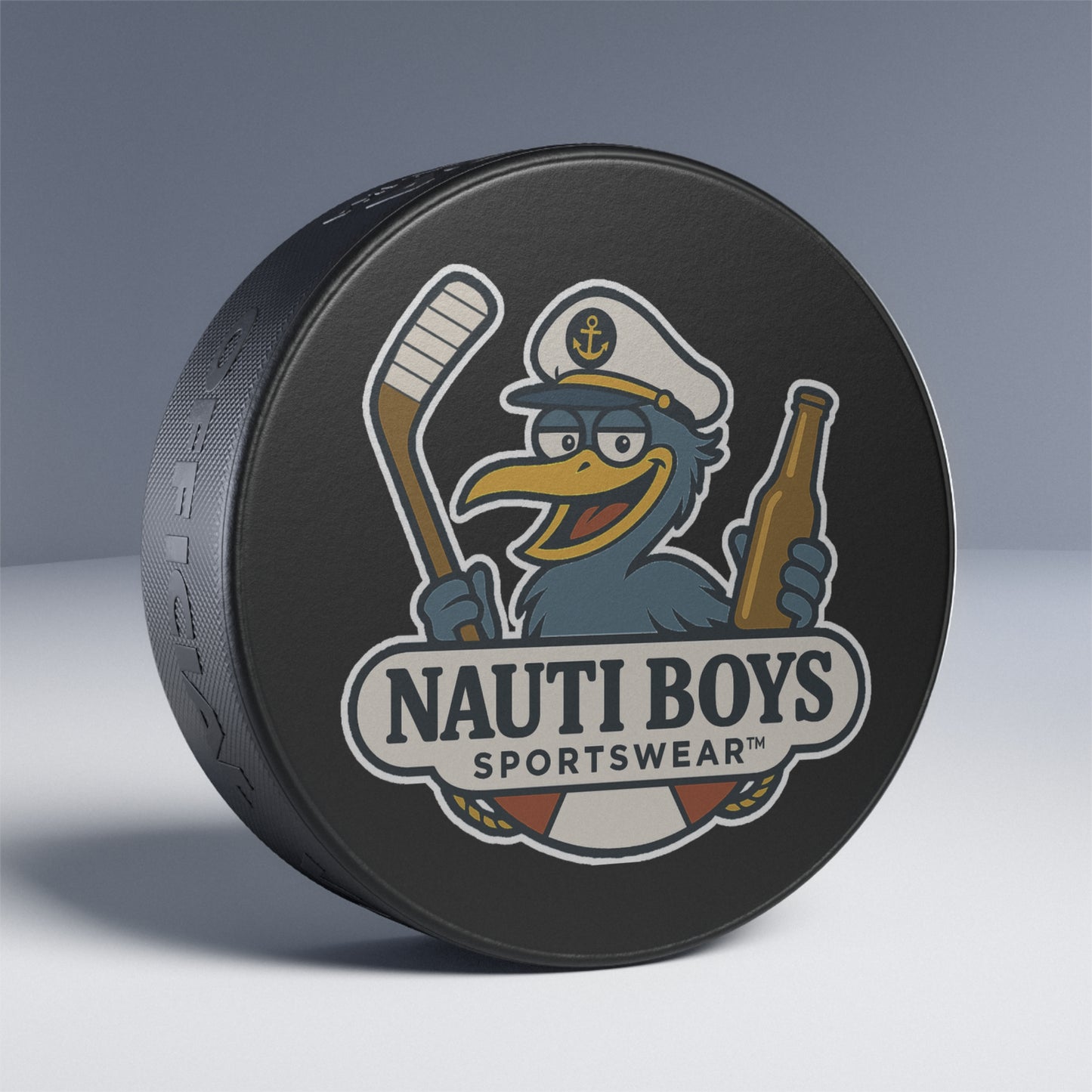 Nauti Boys Hockey Puck