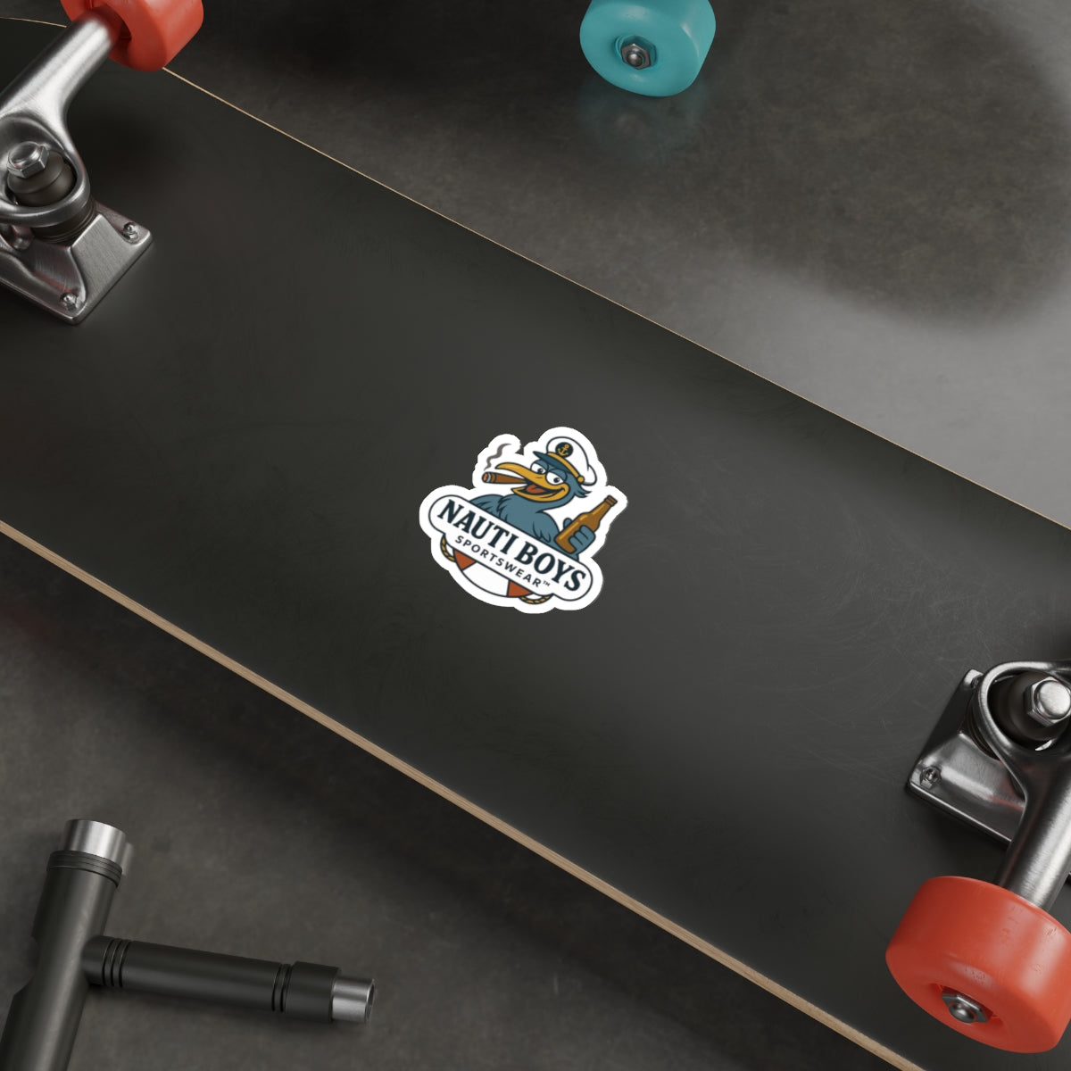 Nauti Boys 'Buzz the Heron' Die-Cut Sticker