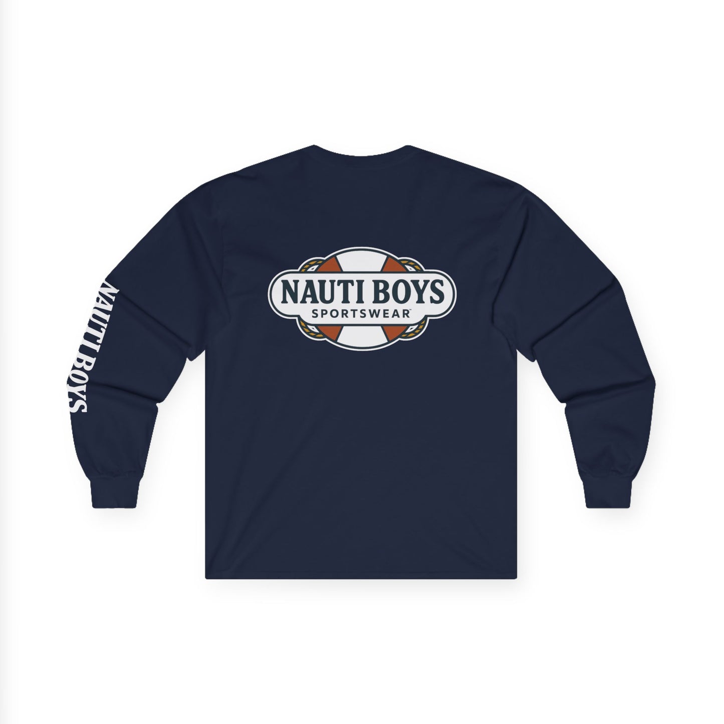 Unisex Nauti Boys Logo Long Sleeve Tee