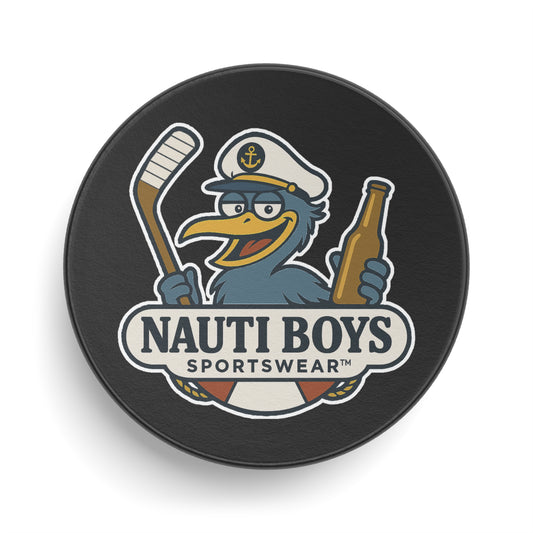 Nauti Boys Hockey Puck