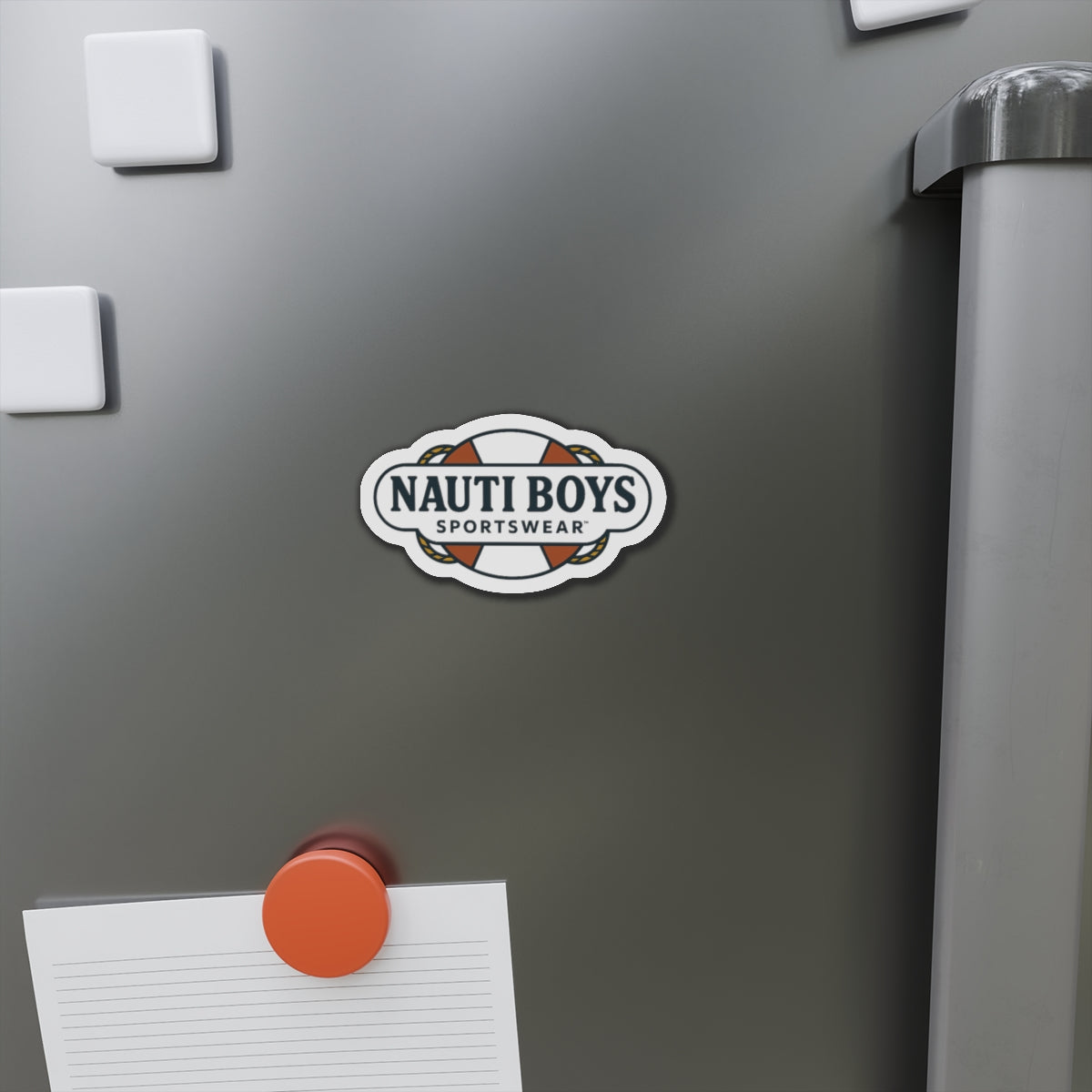 Nauti Boys Logo Die-Cut Magnet