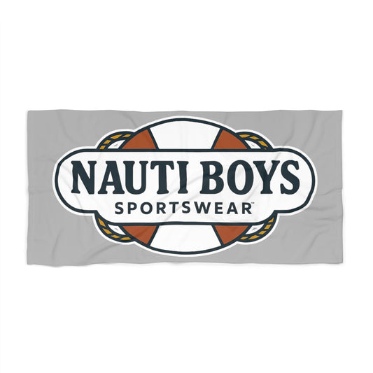 Nauti Boys Logo Beach Towel