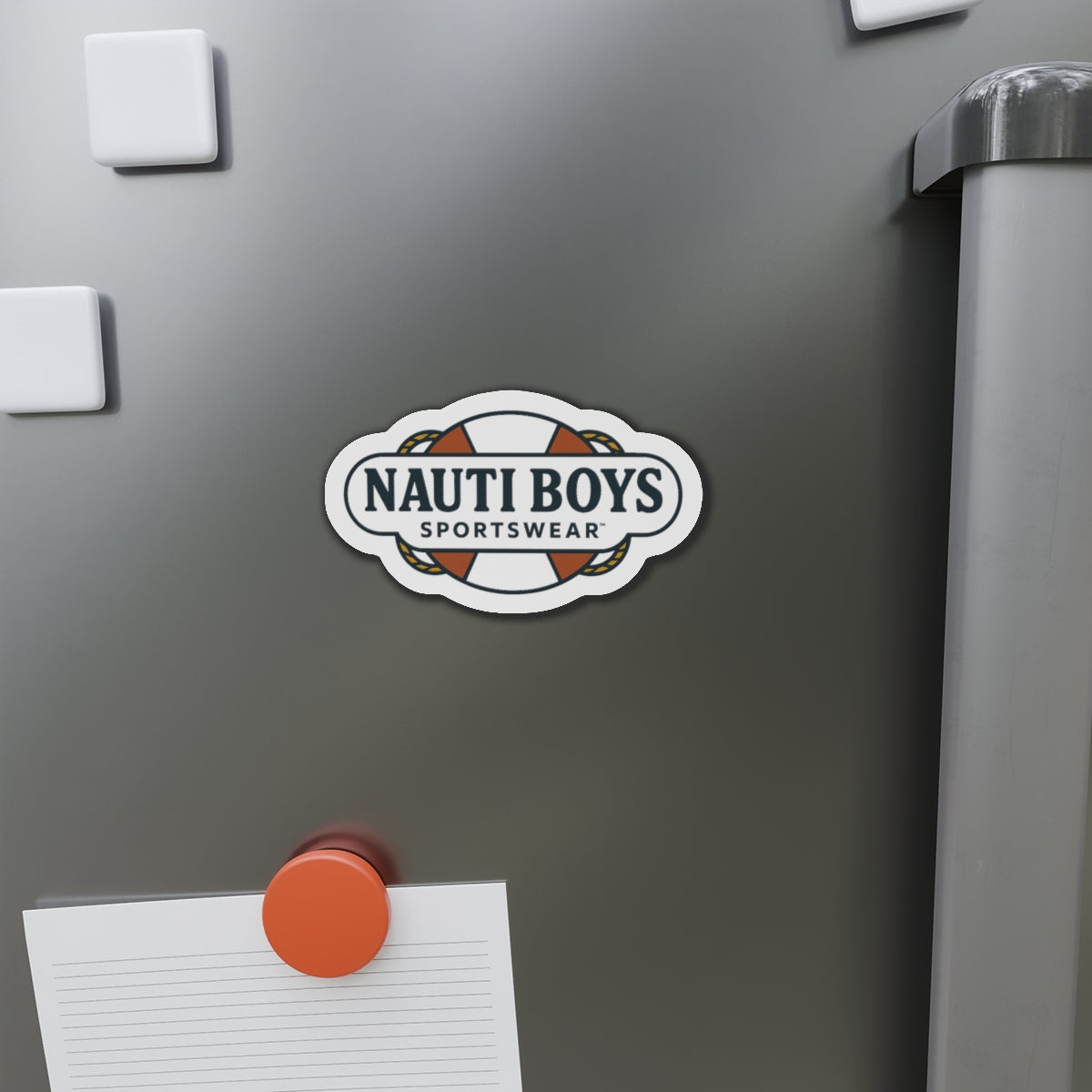 Nauti Boys Logo Die-Cut Magnet