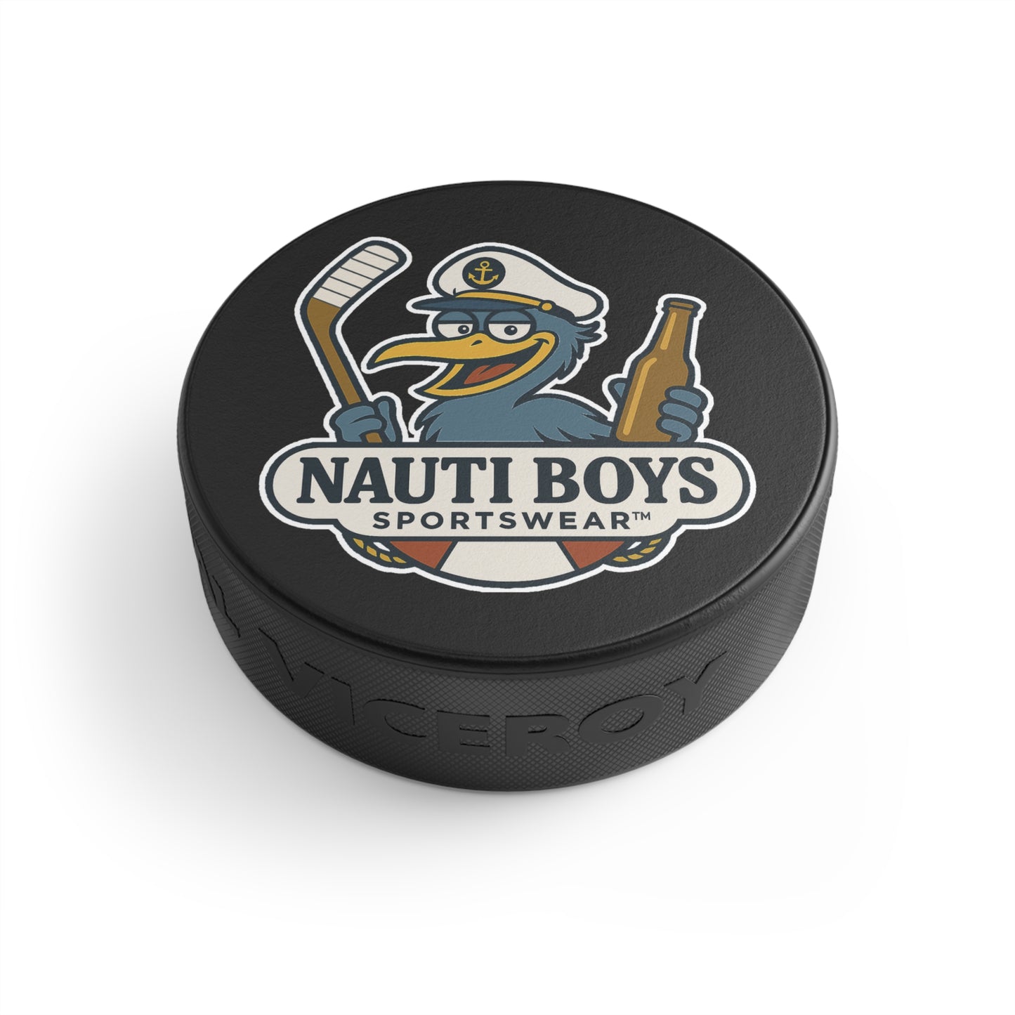 Nauti Boys Hockey Puck